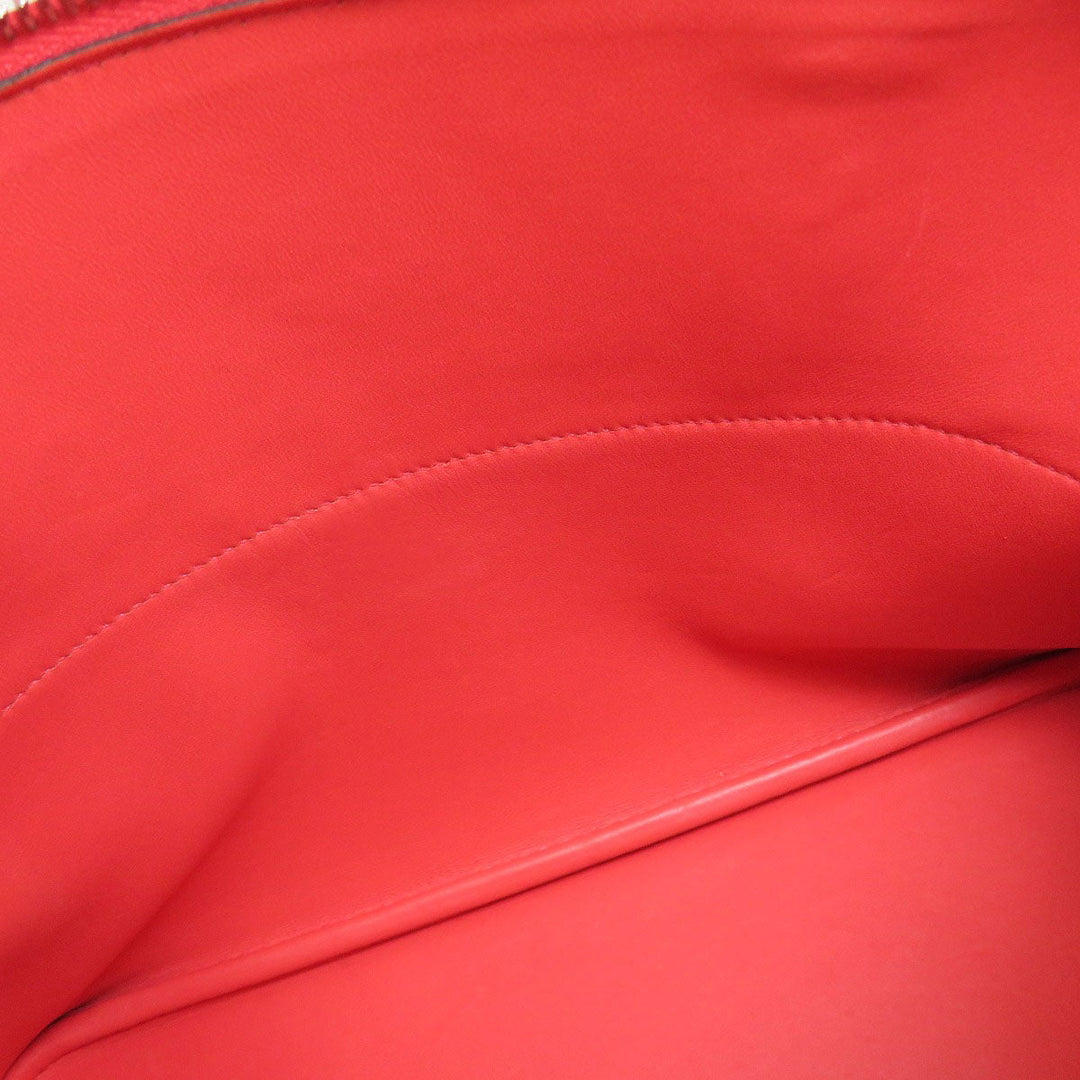 HERMES Handbag Epsom Red Bolide 27 SilverMetal Women Used Authentic