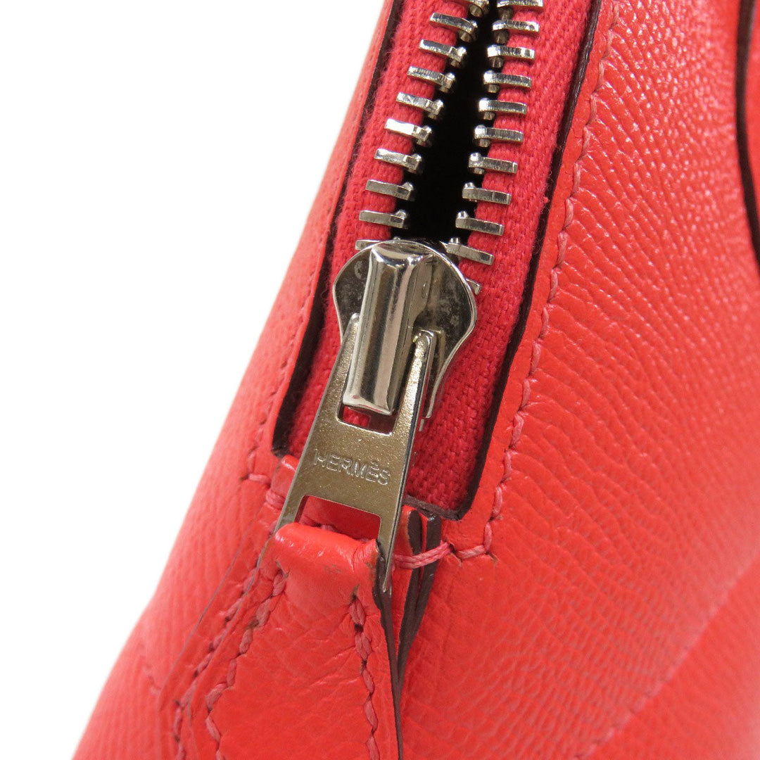 HERMES Handbag Epsom Red Bolide 27 SilverMetal Women Used Authentic