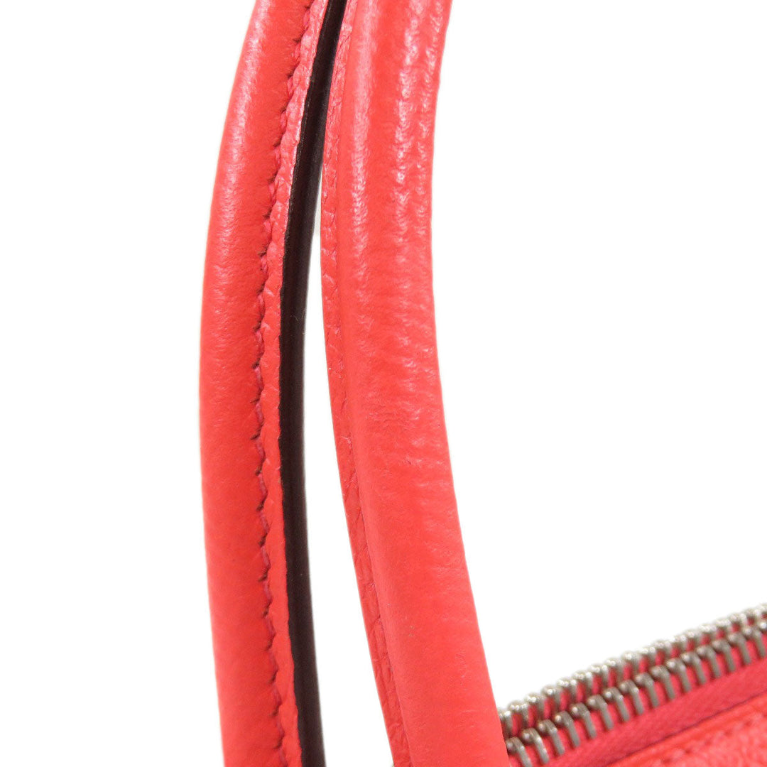 HERMES Handbag Epsom Red Bolide 27 SilverMetal Women Used Authentic