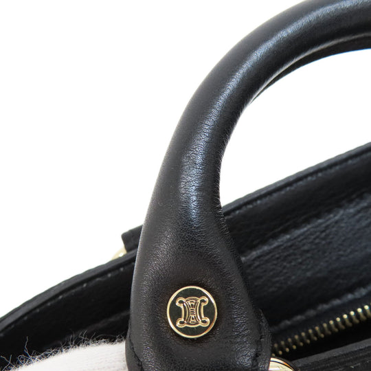 CELINE Handbag Satin black Mini boogie bag