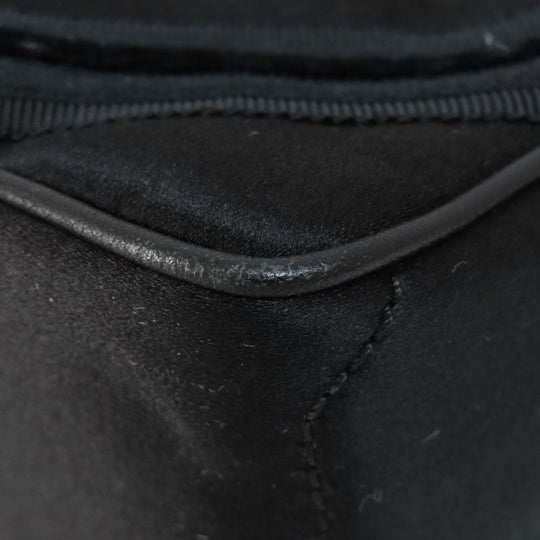 CELINE Handbag Satin black Mini boogie bag