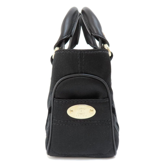 CELINE Handbag Satin black Mini boogie bag