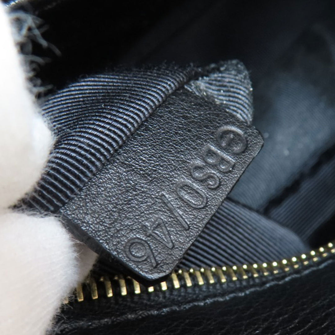 CELINE Handbag Satin black Mini boogie bag