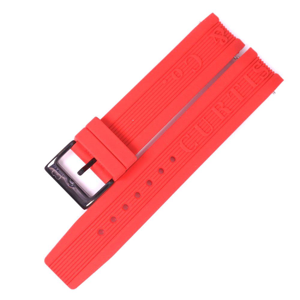Curtis& Co. Watches Quartz SUW42R-B  Stainless Steel Red World Four Time Zone Red dial mens Used Authentic