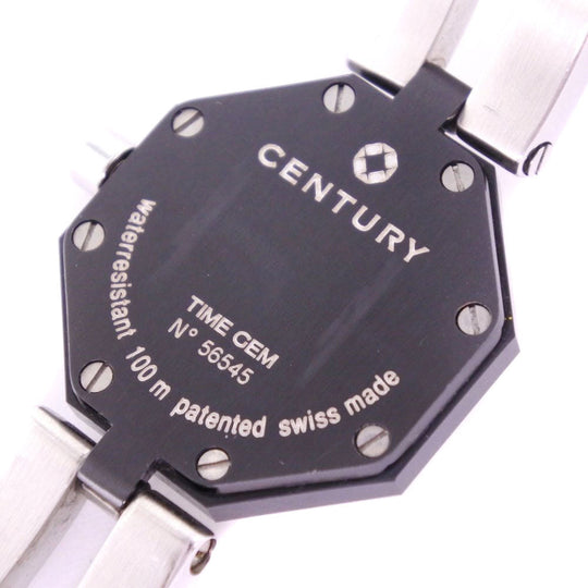 CENTURY Watches Quartz 802.7.S.35.11SB  Stainless Steel pink 1P diamond Time gem Pink shell dial Women Used Authentic