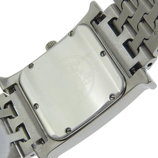 HERMES Watches Quartz HH1.510 Stainless Steel Silver H watch Silver dial Women Used Authentic