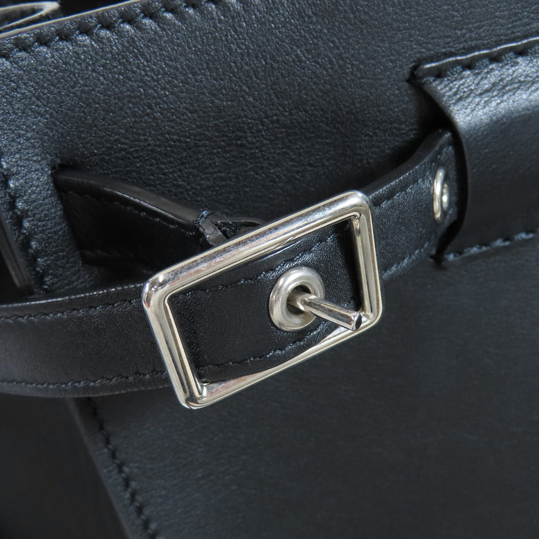 CELINE Shoulder Bag Calfskin black Big Bag Bucket Women Used Authentic