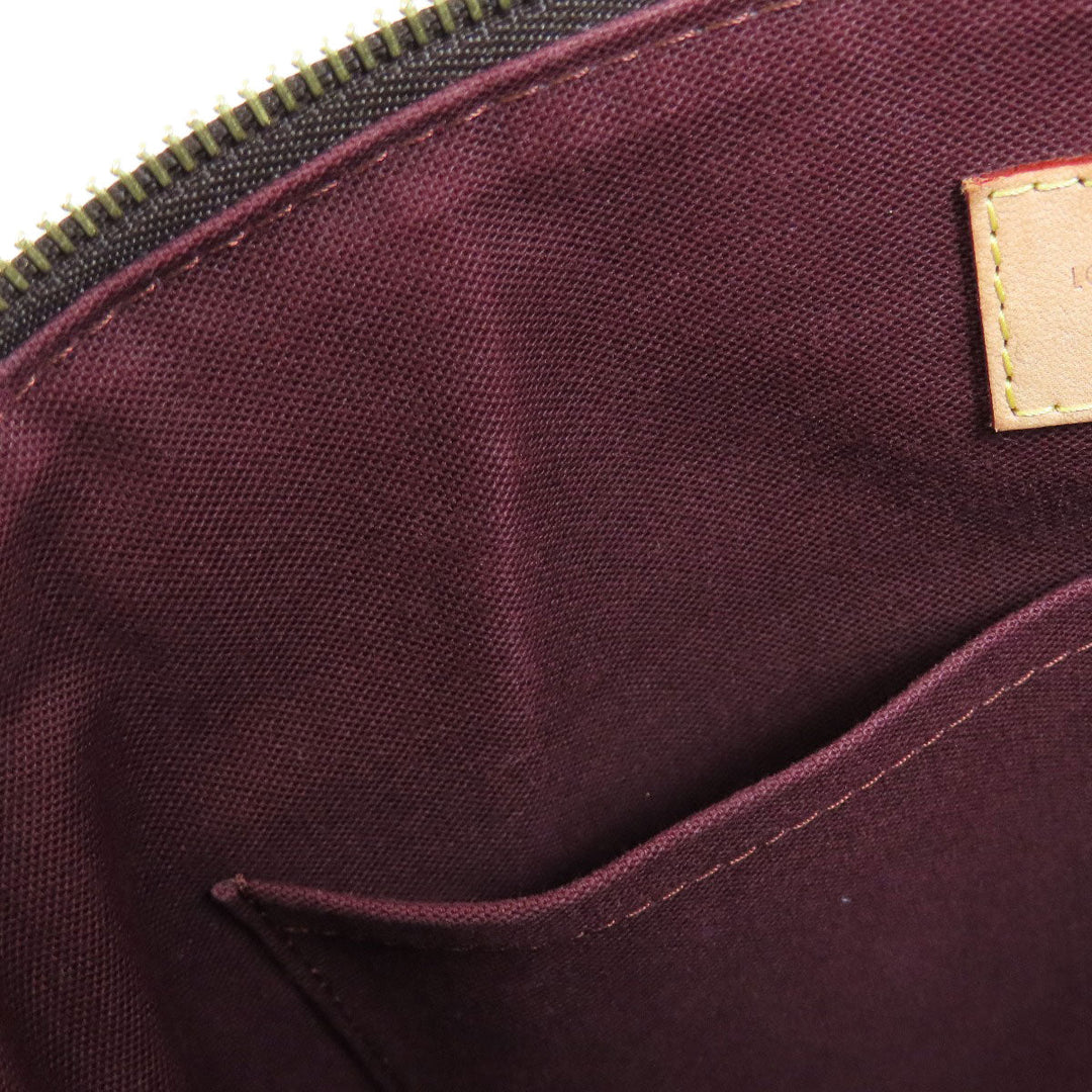 LOUIS VUITTON Handbag M44546 Monogram canvas Brown Rivory MM Monog Lamb Women Used Authentic