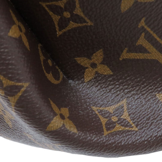 LOUIS VUITTON Handbag M44546 Monogram canvas Brown Rivory MM Monog Lamb Women Used Authentic