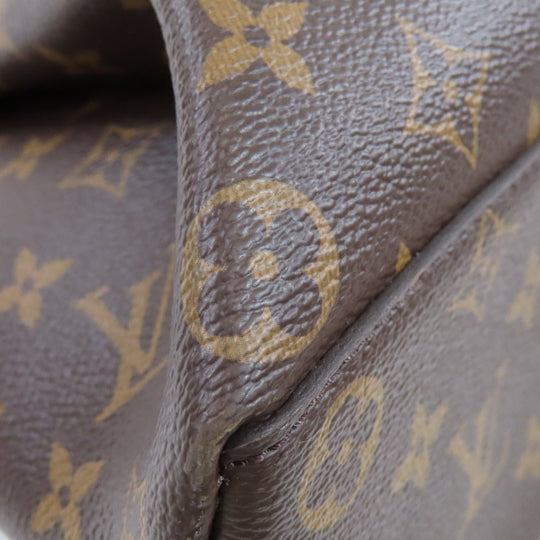 LOUIS VUITTON Handbag M44546 Monogram canvas Brown Rivory MM Monog Lamb Women Used Authentic