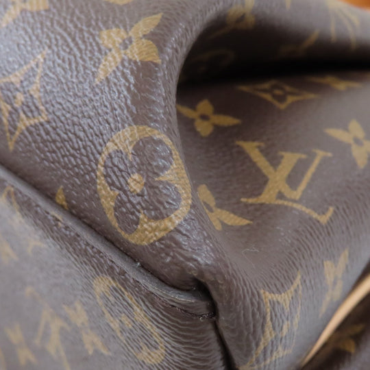 LOUIS VUITTON Handbag M44546 Monogram canvas Brown Rivory MM Monog Lamb Women Used Authentic
