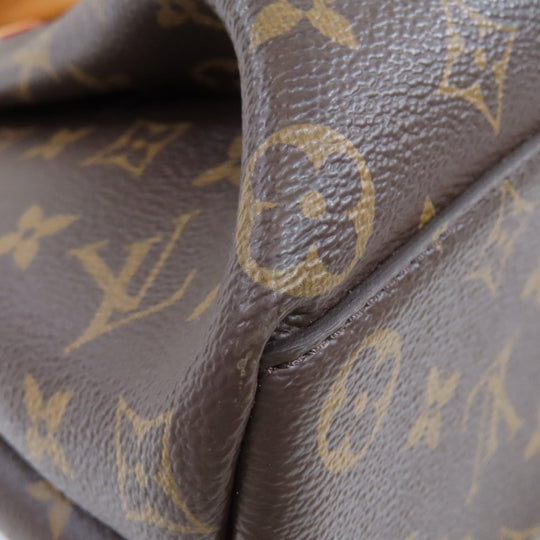 LOUIS VUITTON Handbag M44546 Monogram canvas Brown Rivory MM Monog Lamb Women Used Authentic
