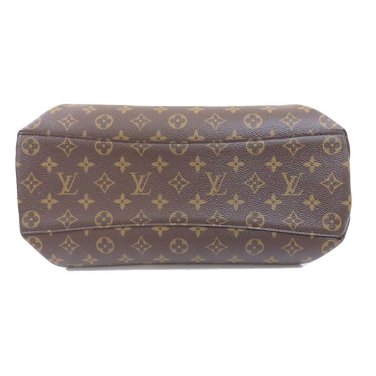 LOUIS VUITTON Handbag M44546 Monogram canvas Brown Rivory MM Monog Lamb Women Used Authentic