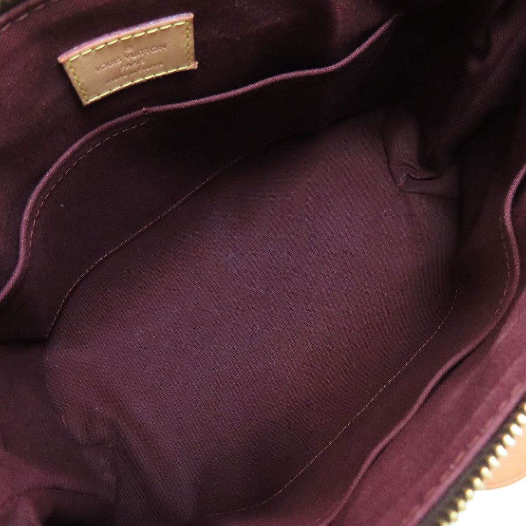 LOUIS VUITTON Handbag M44546 Monogram canvas Brown Rivory MM Monog Lamb Women Used Authentic