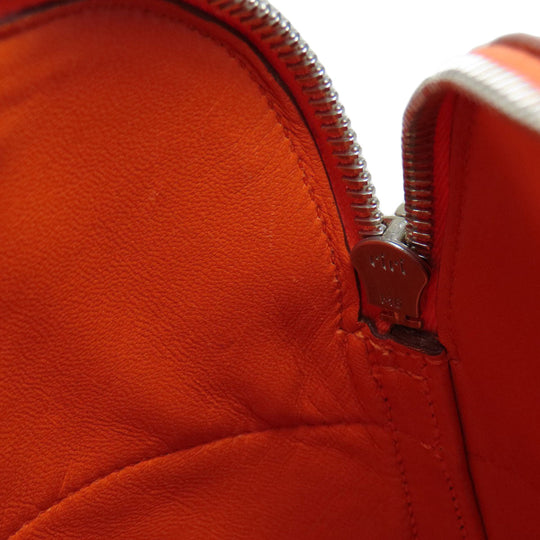 HERMES Handbag Epsom Orange Bolide 27 Orange SilverMetal Women Used Authentic