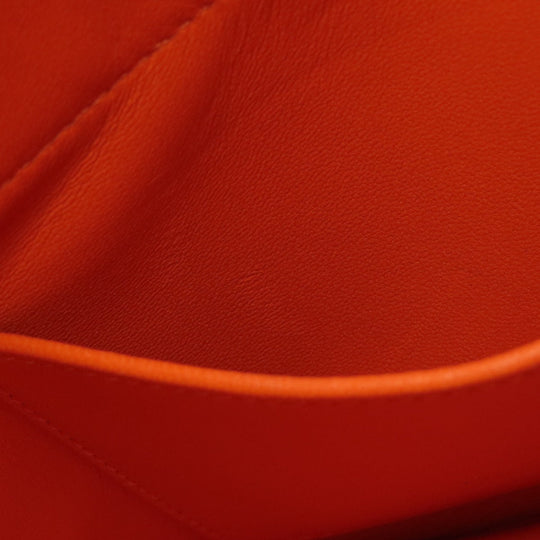 HERMES Handbag Epsom Orange Bolide 27 Orange SilverMetal Women Used Authentic