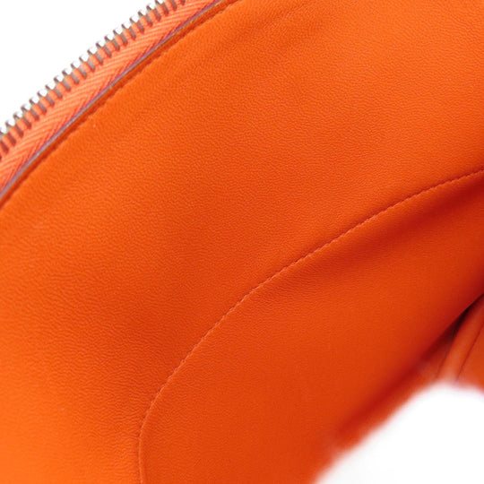 HERMES Handbag Epsom Orange Bolide 27 Orange SilverMetal Women Used Authentic