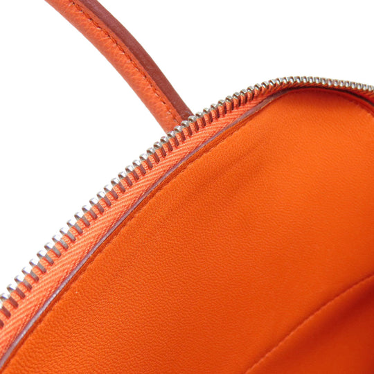 HERMES Handbag Epsom Orange Bolide 27 Orange SilverMetal Women Used Authentic