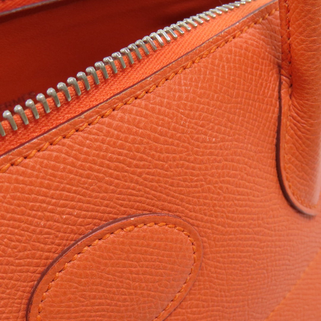 HERMES Handbag Epsom Orange Bolide 27 Orange SilverMetal Women Used Authentic