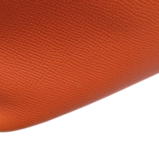 HERMES Handbag Epsom Orange Bolide 27 Orange SilverMetal Women Used Authentic