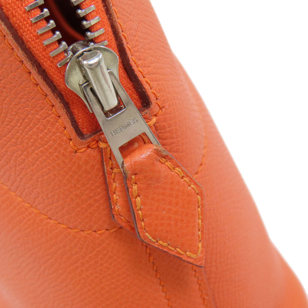 HERMES Handbag Epsom Orange Bolide 27 Orange SilverMetal Women Used Authentic