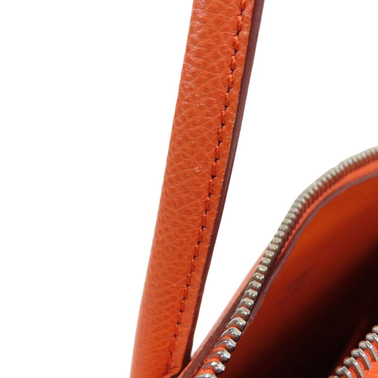 HERMES Handbag Epsom Orange Bolide 27 Orange SilverMetal Women Used Authentic