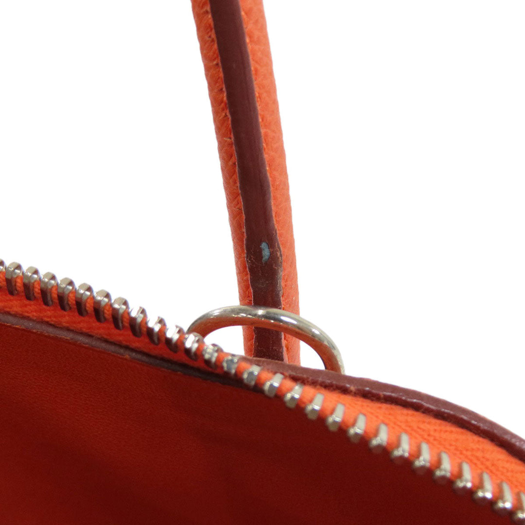 HERMES Handbag Epsom Orange Bolide 27 Orange SilverMetal Women Used Authentic