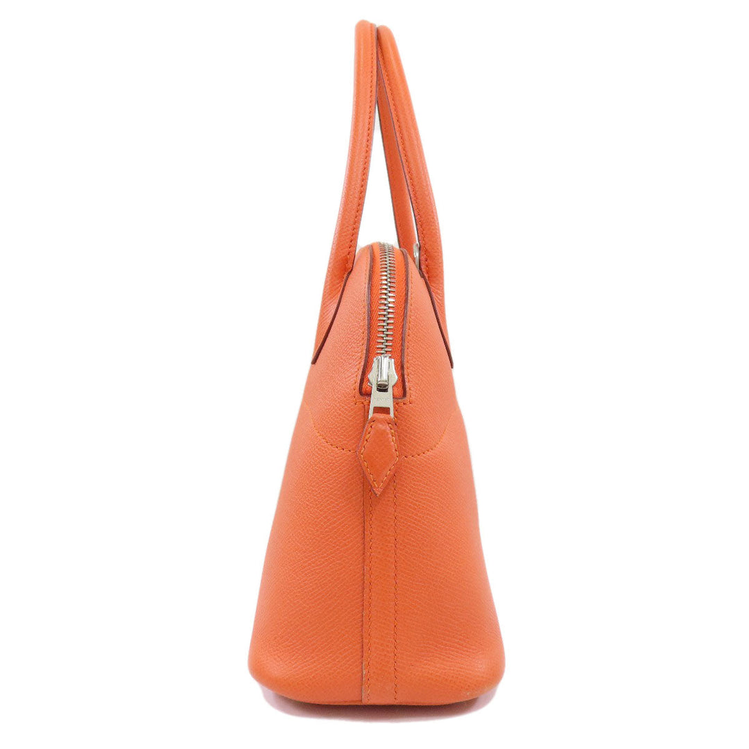 HERMES Handbag Epsom Orange Bolide 27 Orange SilverMetal Women Used Authentic