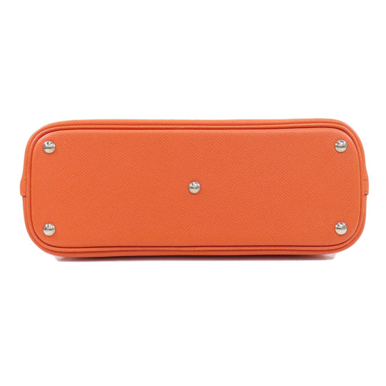 HERMES Handbag Epsom Orange Bolide 27 Orange SilverMetal Women Used Authentic