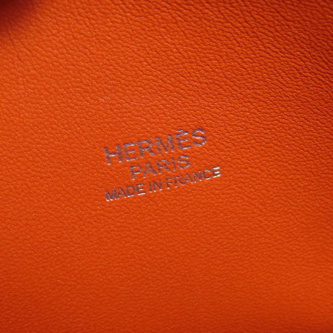 HERMES Handbag Epsom Orange Bolide 27 Orange SilverMetal Women Used Authentic