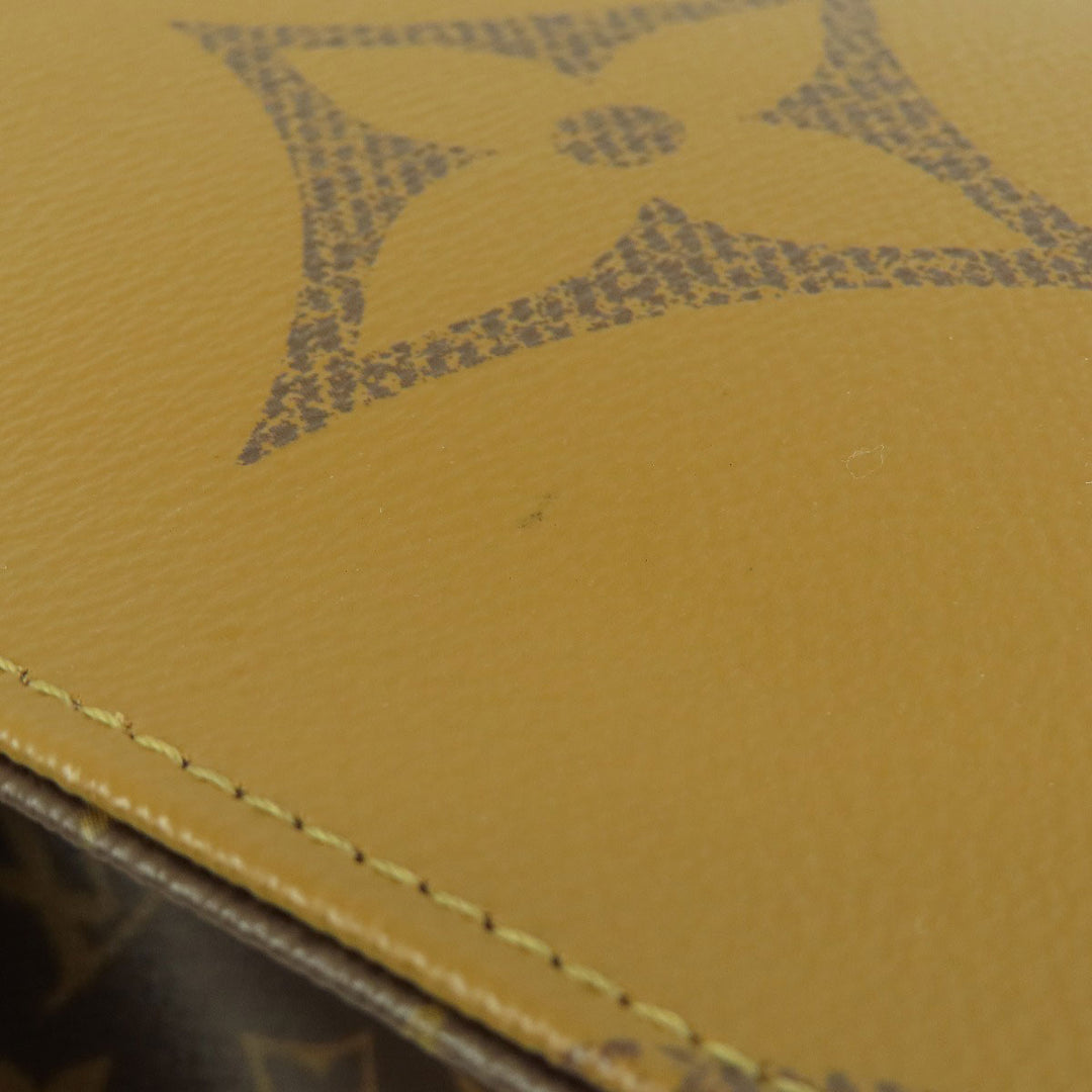 LOUIS VUITTON Tote Bag M44576 Monogram reverse Brown On the Go GM Giant Monogram