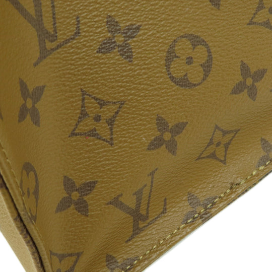 LOUIS VUITTON Tote Bag M44576 Monogram reverse Brown On the Go GM Giant Monogram