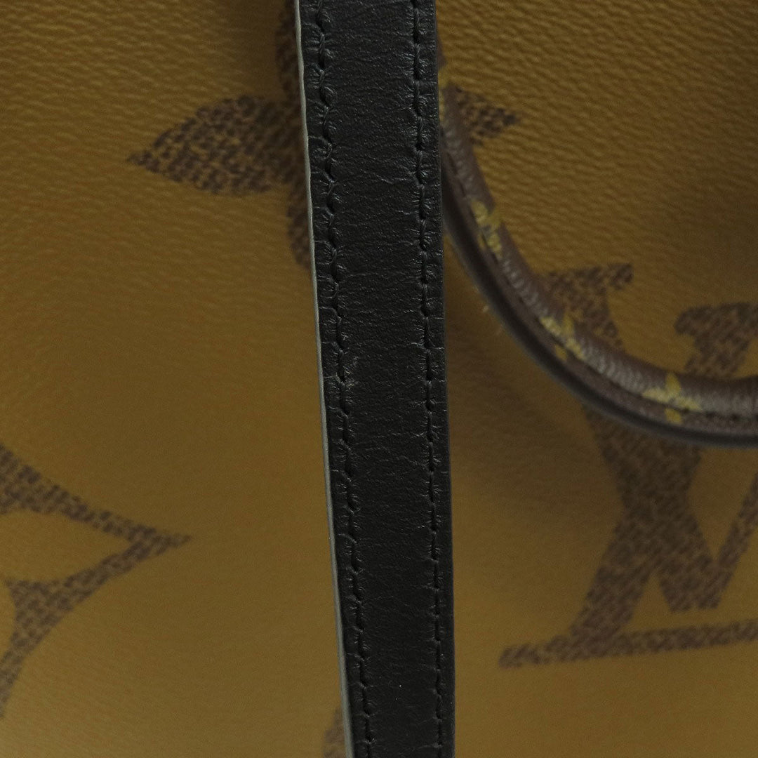 LOUIS VUITTON Tote Bag M44576 Monogram reverse Brown On the Go GM Giant Monogram