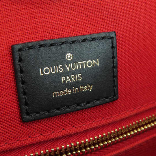 LOUIS VUITTON Tote Bag M44576 Monogram reverse Brown On the Go GM Giant Monogram