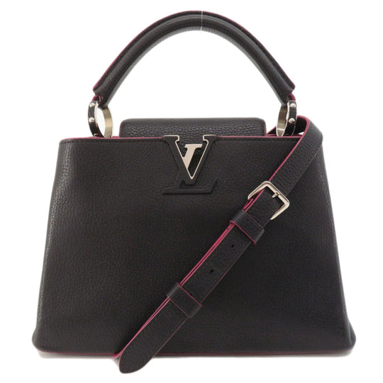 LOUIS VUITTON Handbag Ｍ94517 Taurillon Clemence Leather Navy Capsine BB