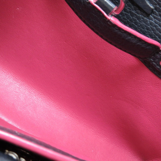 LOUIS VUITTON Handbag Ｍ94517 Taurillon Clemence Leather Navy Capsine BB
