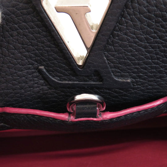 LOUIS VUITTON Handbag Ｍ94517 Taurillon Clemence Leather Navy Capsine BB