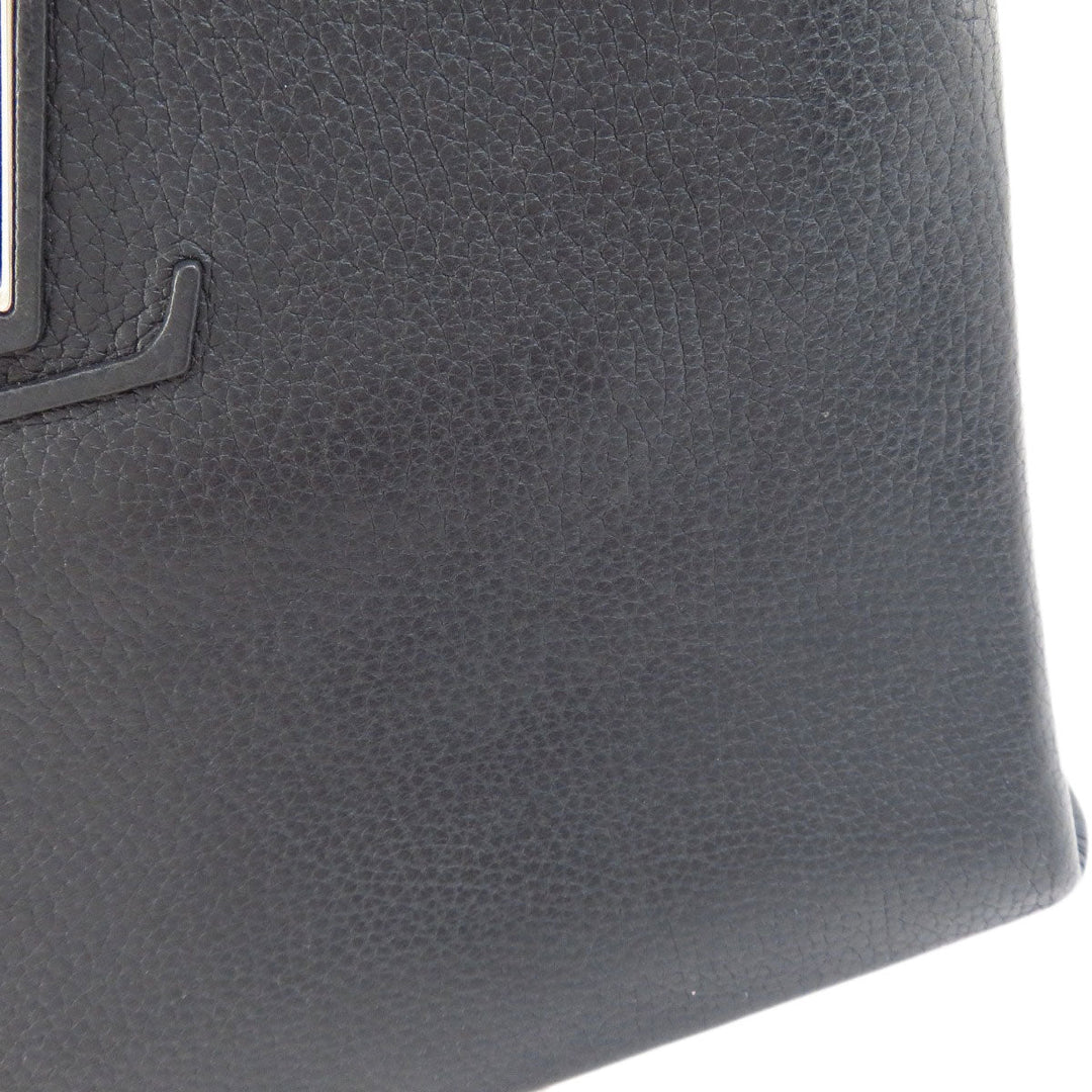 LOUIS VUITTON Handbag Ｍ94517 Taurillon Clemence Leather Navy Capsine BB