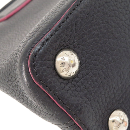 LOUIS VUITTON Handbag Ｍ94517 Taurillon Clemence Leather Navy Capsine BB