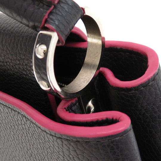 LOUIS VUITTON Handbag Ｍ94517 Taurillon Clemence Leather Navy Capsine BB