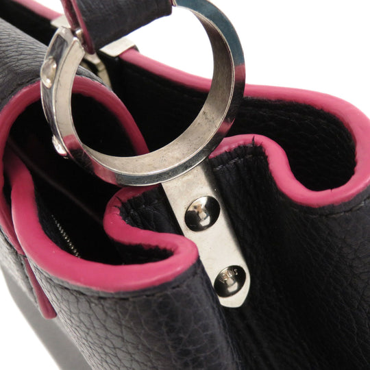 LOUIS VUITTON Handbag Ｍ94517 Taurillon Clemence Leather Navy Capsine BB