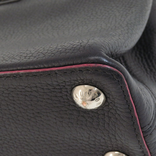 LOUIS VUITTON Handbag Ｍ94517 Taurillon Clemence Leather Navy Capsine BB