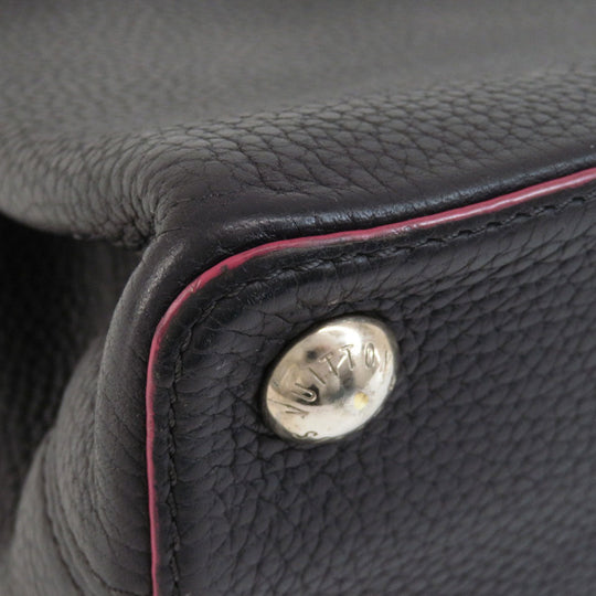 LOUIS VUITTON Handbag Ｍ94517 Taurillon Clemence Leather Navy Capsine BB