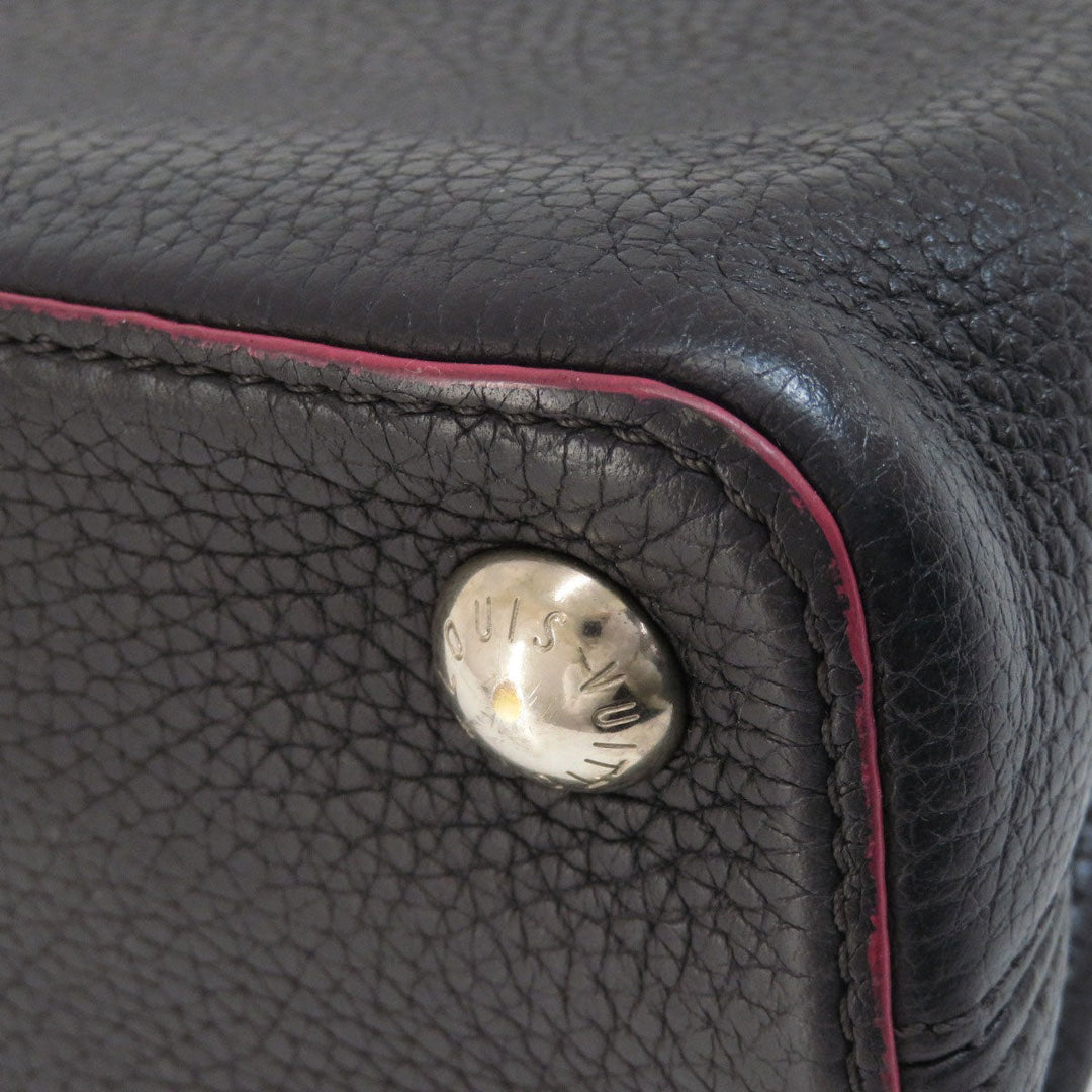 LOUIS VUITTON Handbag Ｍ94517 Taurillon Clemence Leather Navy Capsine BB