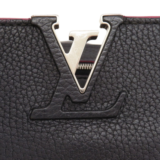 LOUIS VUITTON Handbag Ｍ94517 Taurillon Clemence Leather Navy Capsine BB