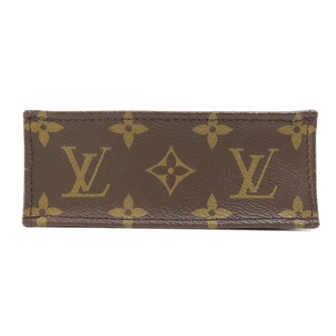 LOUIS VUITTON Handbag M69442 Monogram canvas Brown Petite Sac Plat Monogram Women Used Authentic