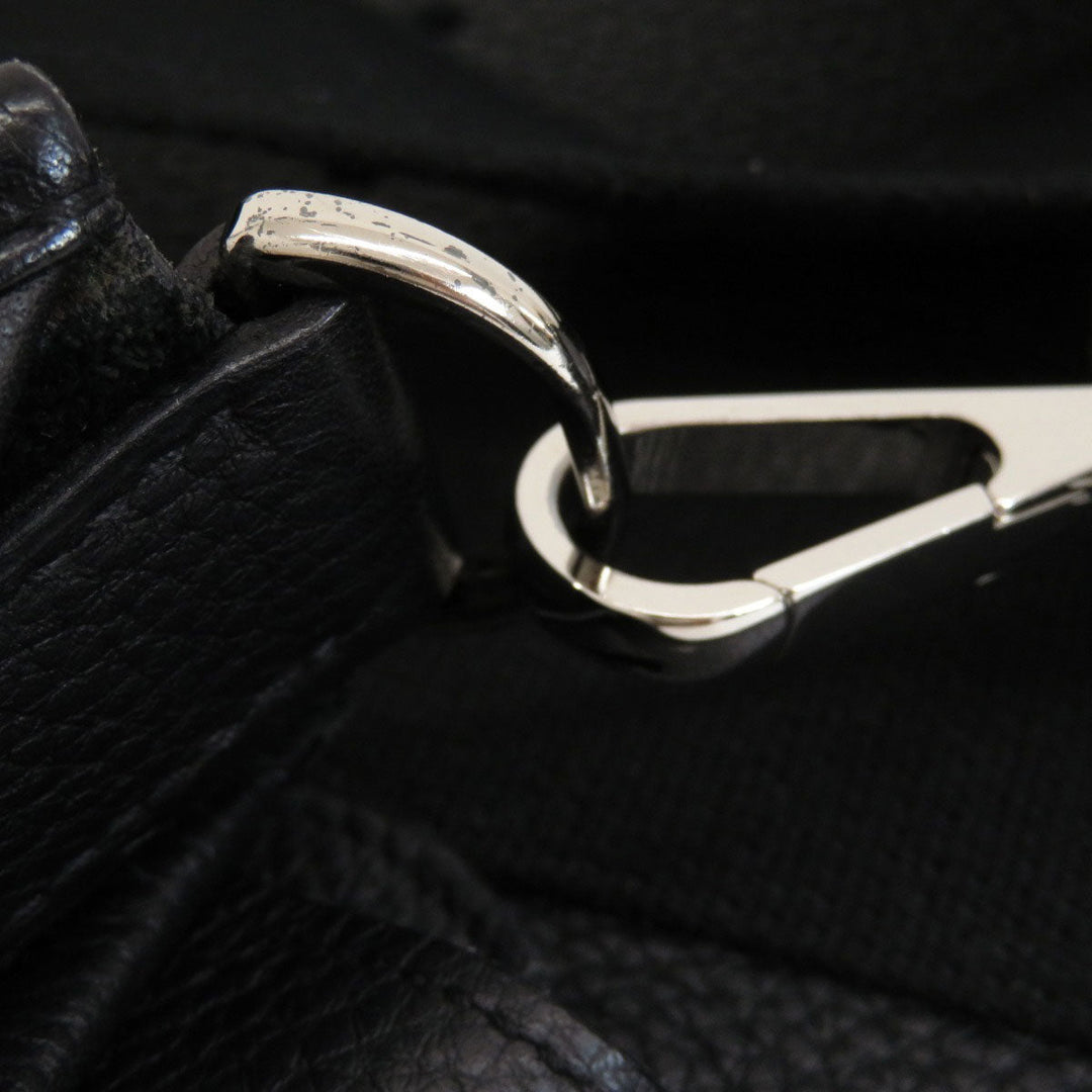 HERMES Shoulder Bag Togo black Evelyn 3 Black SilverMetal Women Used Authentic