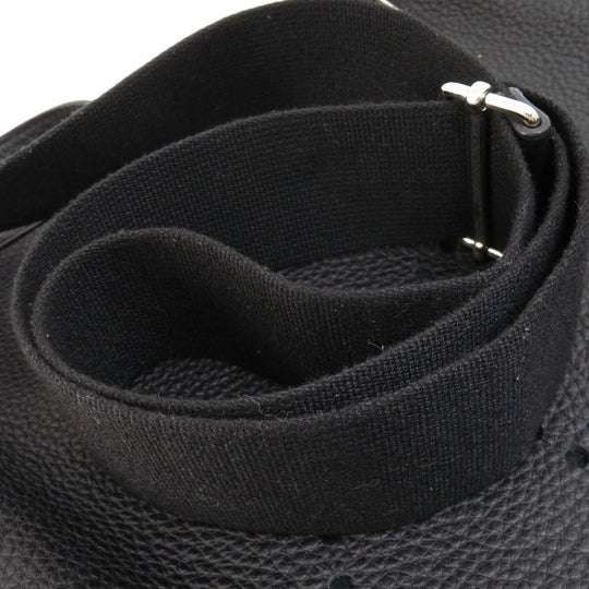 HERMES Shoulder Bag Togo black Evelyn 3 Black SilverMetal Women Used Authentic