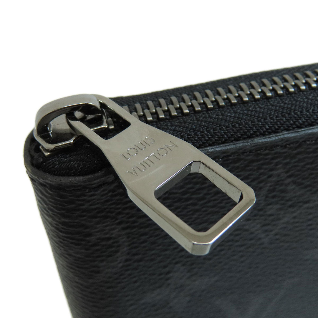 LOUIS VUITTON Long Wallet Purse M62295 Monogram Eclipse black Zippy wallet Vertical