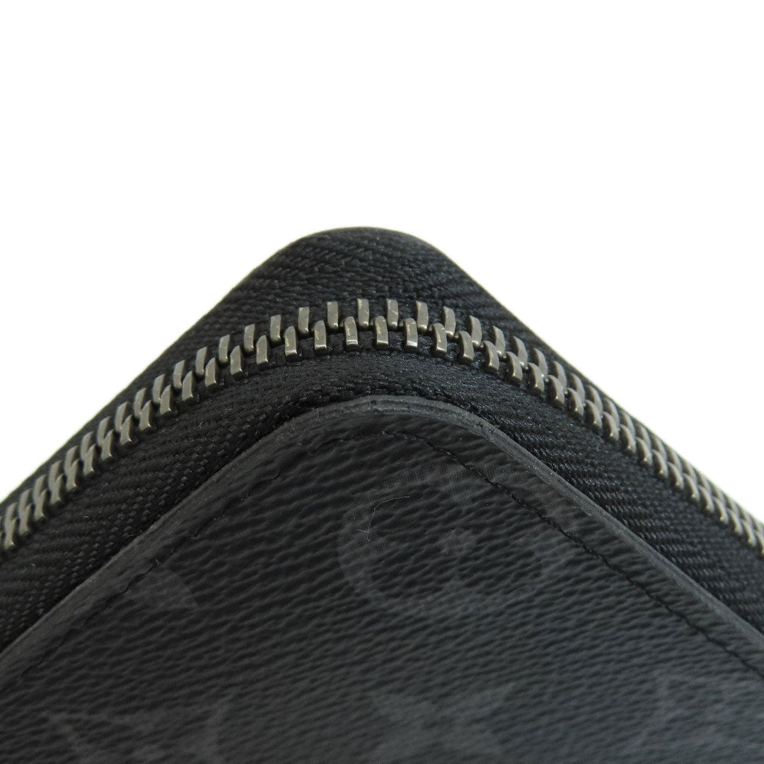 LOUIS VUITTON Long Wallet Purse M62295 Monogram Eclipse black Zippy wallet Vertical